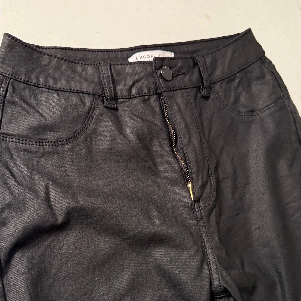 Encore Jeans Women's Black Chinos